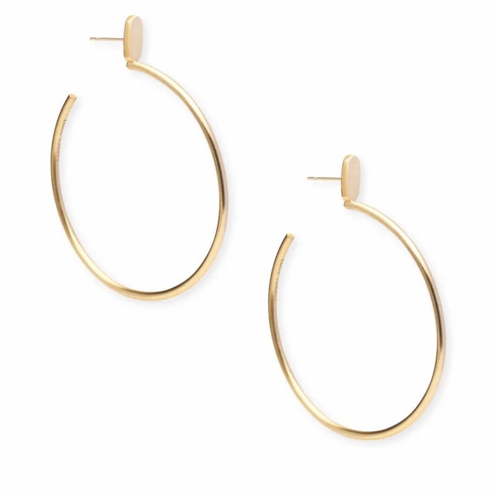 Kendra Scott Pepper Gold Hoops